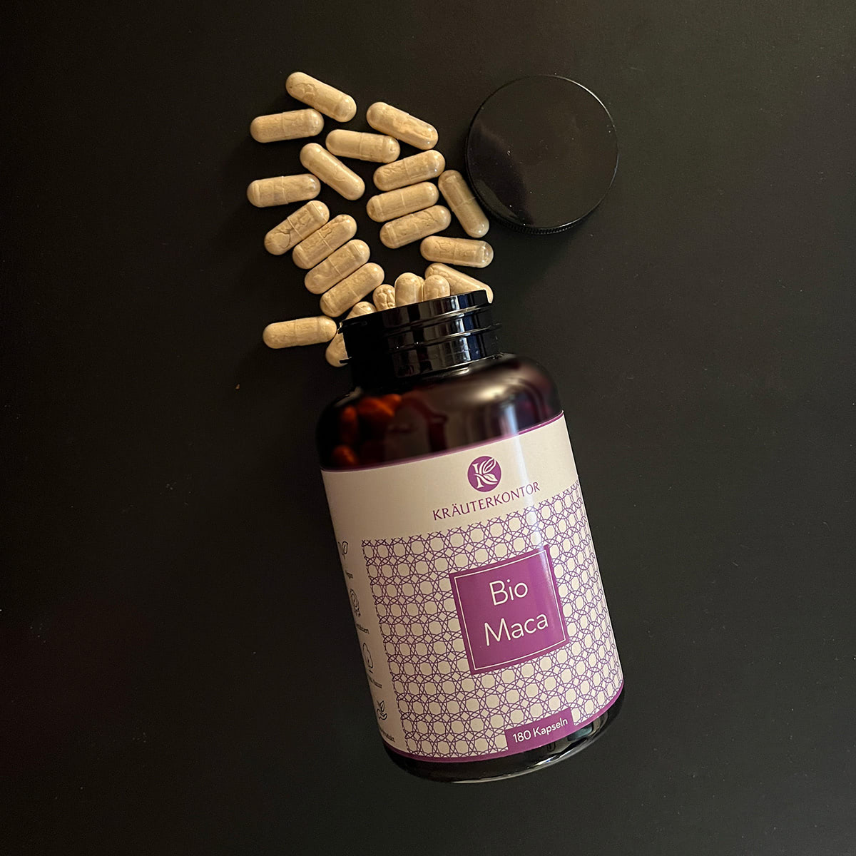 Maca in Kapselform – typische Verarbeitungsform für NEM